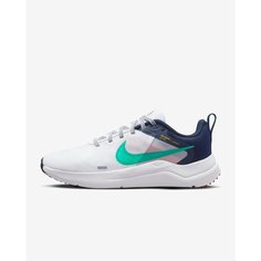 Кроссовки NIKE Downshifter 12, размер 5.5 US, белый/зеленый