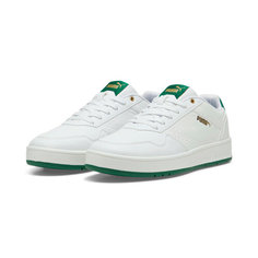 Кеды PUMA Court Classic, размер 9 UK, белый/зеленый