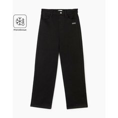 Брюки Gloria Jeans GJ COOL, размер 10-11л/146 (36), черный