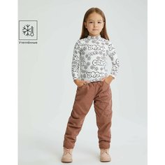 Брюки Gloria Jeans, размер 18-24мес/92, коричневый