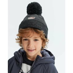Шапка бини Gloria Jeans, размер 4-6л, серый