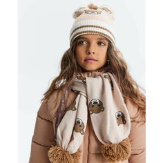 Шапка бини Gloria Jeans, размер 4-6л, разноцветный