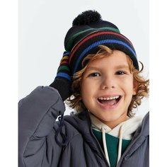 Шапка бини Gloria Jeans, размер 4-6л, разноцветный