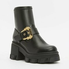 Ботильоны Versace Jeans Couture, размер 36, черный
