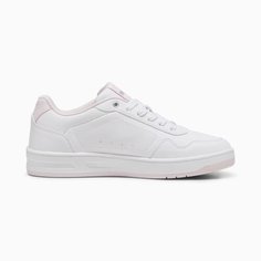 Кроссовки PUMA Court Classic, размер 4,5 UK, белый/розовый