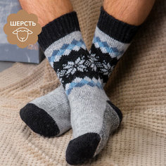 Носки Happyfox, размер 41-43, серый/черный