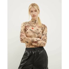 Боди Gloria Jeans, размер L (48-50), бежевый, мультиколор