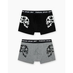 Трусы Gloria Jeans, комплект из 2 шт., размер XL (52-54), черный/серый