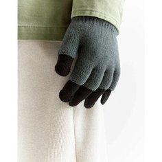 Перчатки Gloria Jeans GJ COOL, размер 6-8л, зеленый/черный