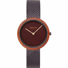Наручные часы OBAKU, коричневый