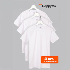 Футболка Happyfox Школа 2024, размер 152, белый