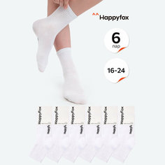 Носки Happyfox Детские, размер 16-18, , белый