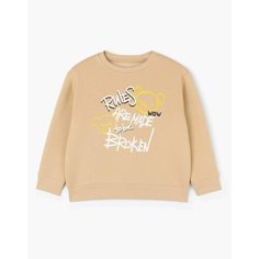 Свитшот Gloria Jeans, размер 2-4г/98-104, бежевый