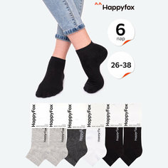 Носки Happyfox Школа 2024, размер 16-18, , синий, серый, белый