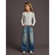 Джинсы Gloria Jeans GJ COOL, размер 7-8л/128 (32), синий