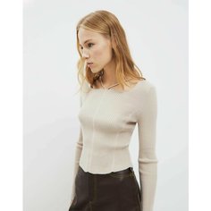 Джемпер Gloria Jeans, размер S (40-42), , бежевый