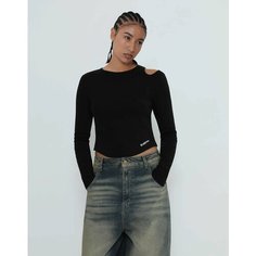 Лонгслив Gloria Jeans, размер XS/158-164, черный