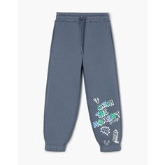 Брюки спортивные Gloria Jeans, размер 2-3г/98, синий