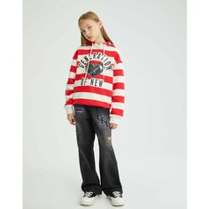 Джинсы Gloria Jeans GJ COOL, размер 7-8л/128 (32), серый