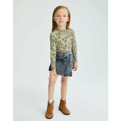 Юбка-шорты Gloria Jeans, размер 4-6л/116, серый