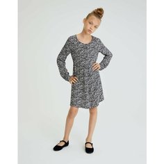 Платье Gloria Jeans GJ COOL, размер 6-8л/122-128, черный