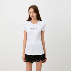Футболка Pepe Jeans, размер 2XS, белый