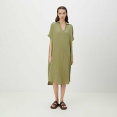 Платье Maison David, размер L, оливковый