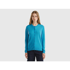 Кардиган UNITED COLORS OF BENETTON, размер L, , синий 1Q9