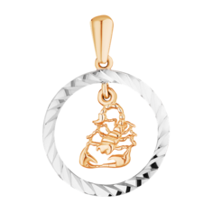 Подвеска Ювелир Карат, золото, 585 проба