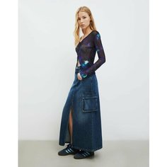 Юбка Gloria Jeans, размер XS (38-40), синий