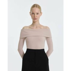 Лонгслив Gloria Jeans GJ BLACK, размер XXS (36-38), , бежевый