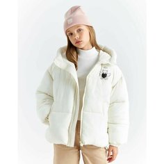 Джинсовая куртка Gloria Jeans GJ COOL, размер 8-10л/134-140, молочный