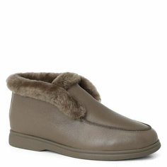 Лоферы TENDANCE, размер 38, серо-коричневый