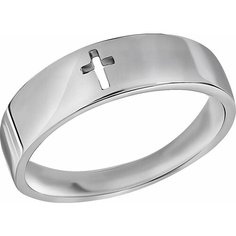 Кольцо DG Jewelry, размер 18, серебристый