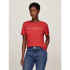 Футболка TOMMY HILFIGER, размер XS, красный