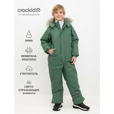 Комбинезон crockid размер 134-140/72/66, , зеленый