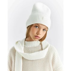 Шапка бини Gloria Jeans GJ COOL, размер 8-10л, молочный