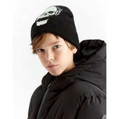 Шапка бини Gloria Jeans GJ COOL, размер 8-10л, черный