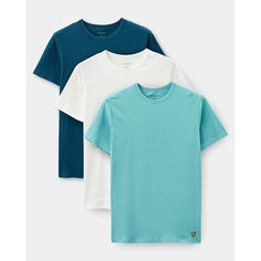 Футболка Lyle & Scott Basic 3 Pack T-shirt, 3 шт., размер S, голубой, синий, белый