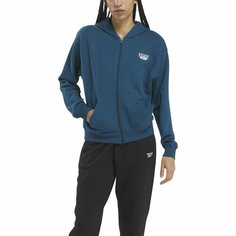 Толстовка спортивная Reebok, размер XS INT, , синий