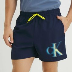 Шорты CALVIN KLEIN, размер L, синий