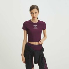 Топ Versace Jeans Couture, размер S, темно-фиолетовый