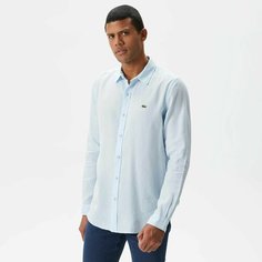 Рубашка LACOSTE, размер T37, голубой