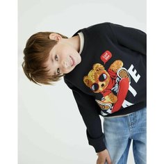 Свитшот Gloria Jeans, размер 9-10л/140 (34), черный