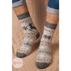 Носки Happyfox для мужчин, размер 41-43, серый