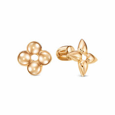 Серьги Яхонт, золото, 585 проба