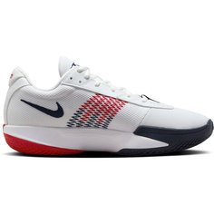 Кроссовки NIKE G.T. Cut Academy, размер 11.5 US, White/Obsidian/Sport Red