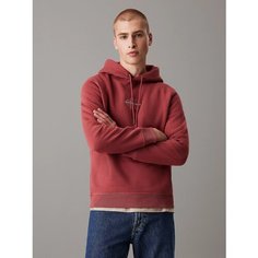 Худи Calvin Klein Jeans, размер XL, , бордовый