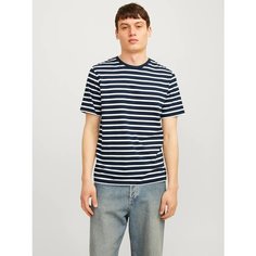 Футболка Jack & Jones PLAIN CREW NECK, размер L, темно-синий