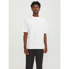 Футболка Jack & Jones PLAIN CREW NECK, 1 шт., размер XS, white / white
